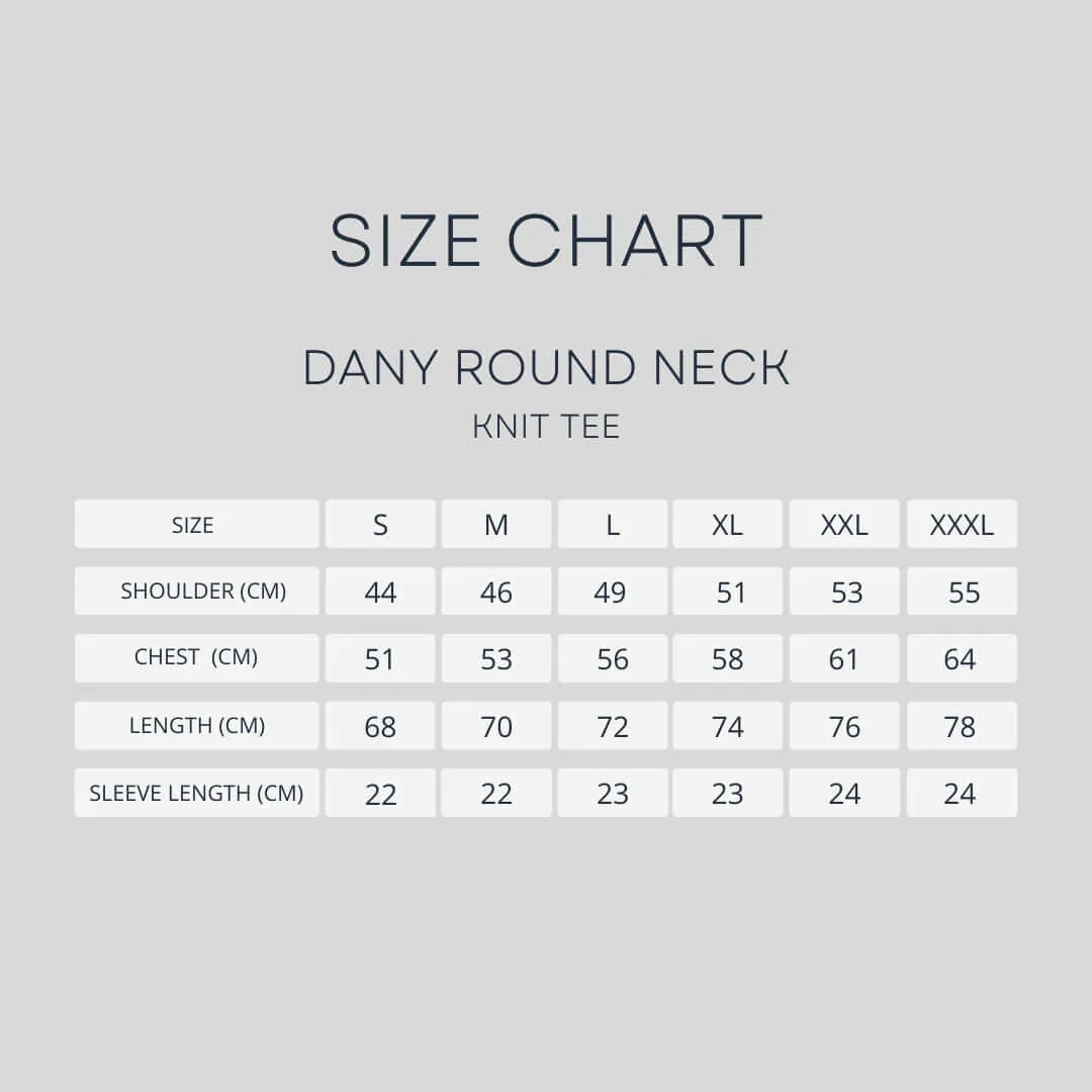 Dany Round Neck Knit Tee - Coffee