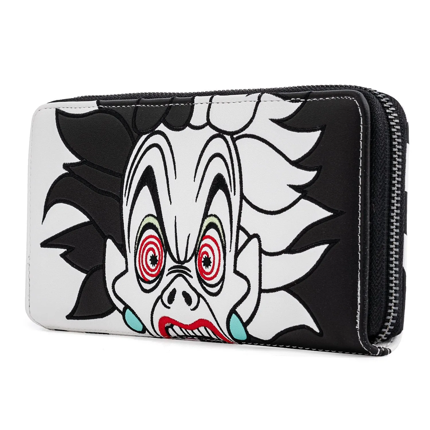 Disney Villains 101 Dalmatians Cruella de Vil Spots Cosplay Zip-Around Wallet