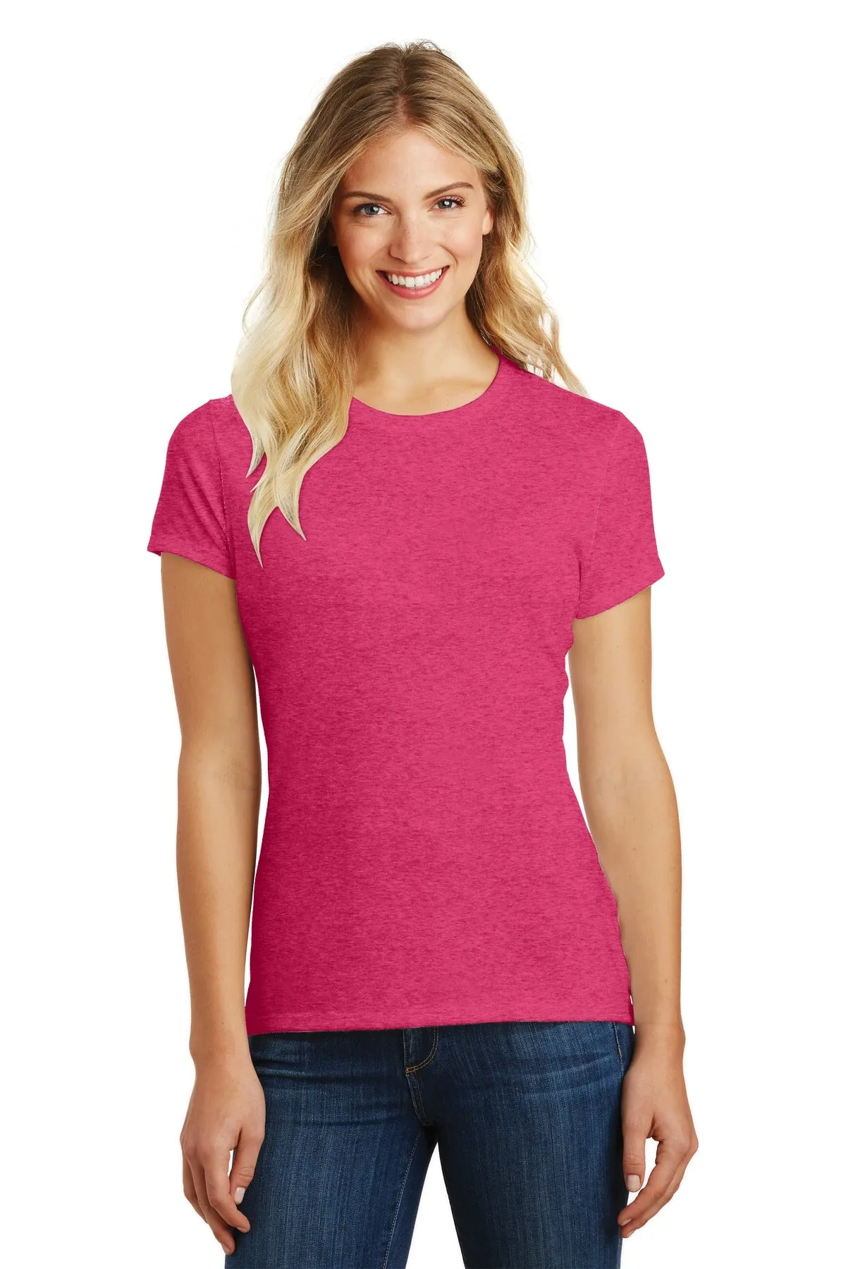 District Women's Perfect Blend CVC Tee. DM108L