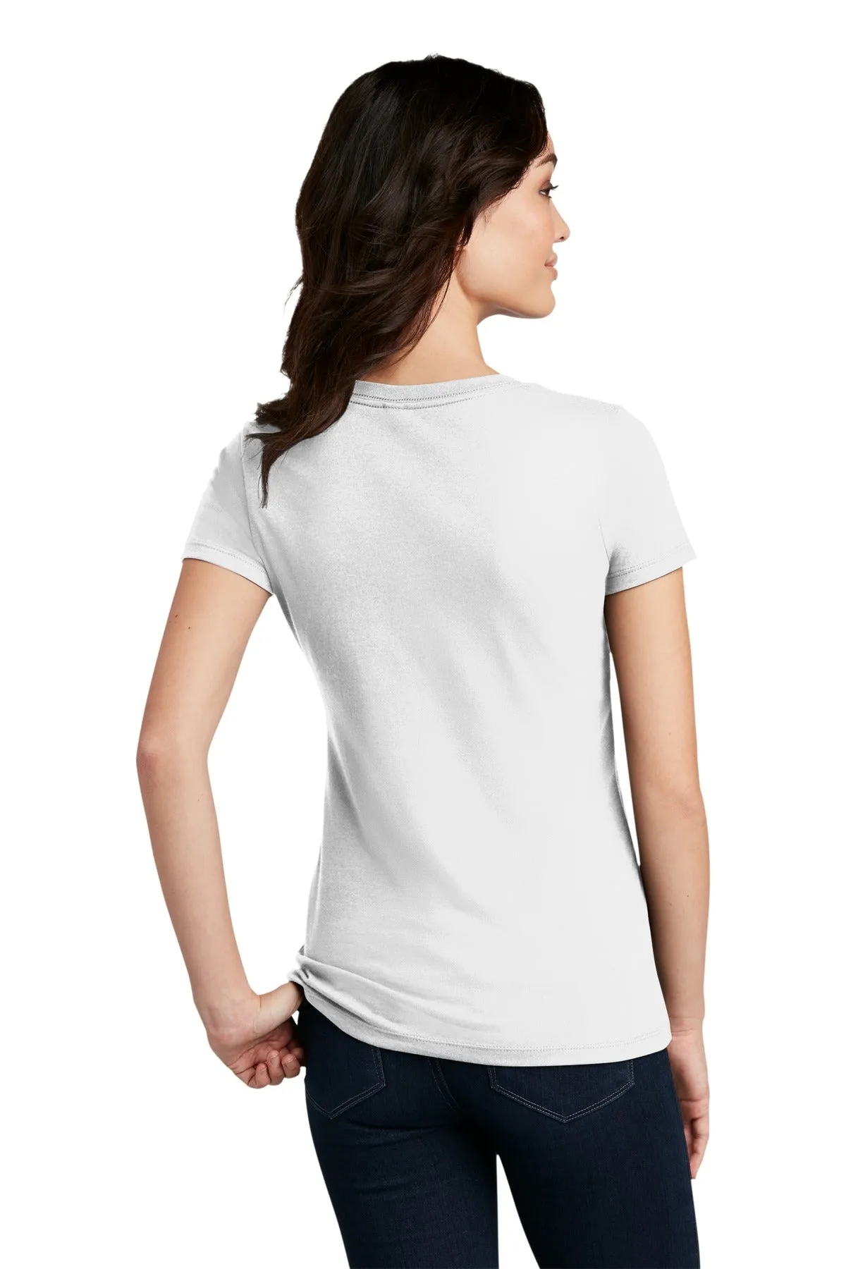 District Women's Perfect Blend CVC Tee. DM108L