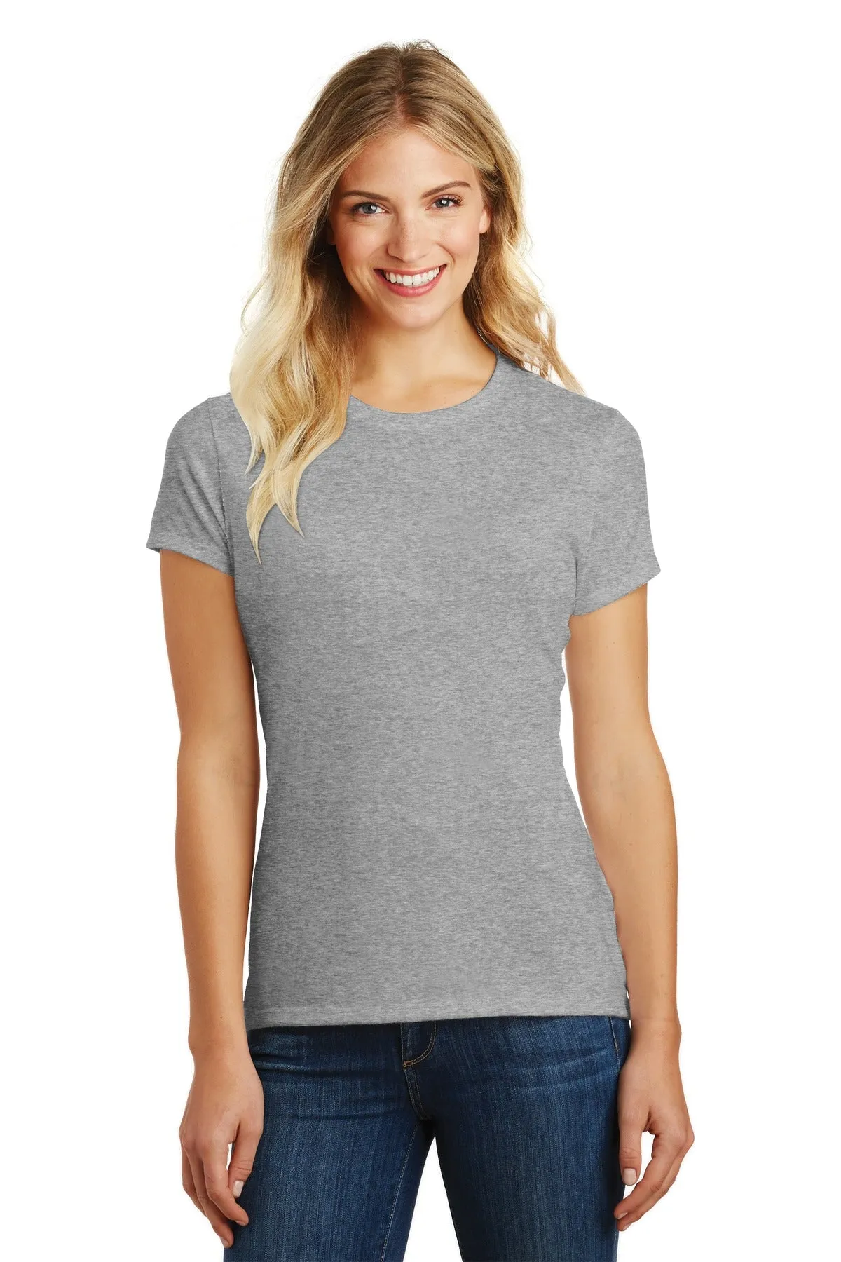 District Women's Perfect Blend CVC Tee. DM108L