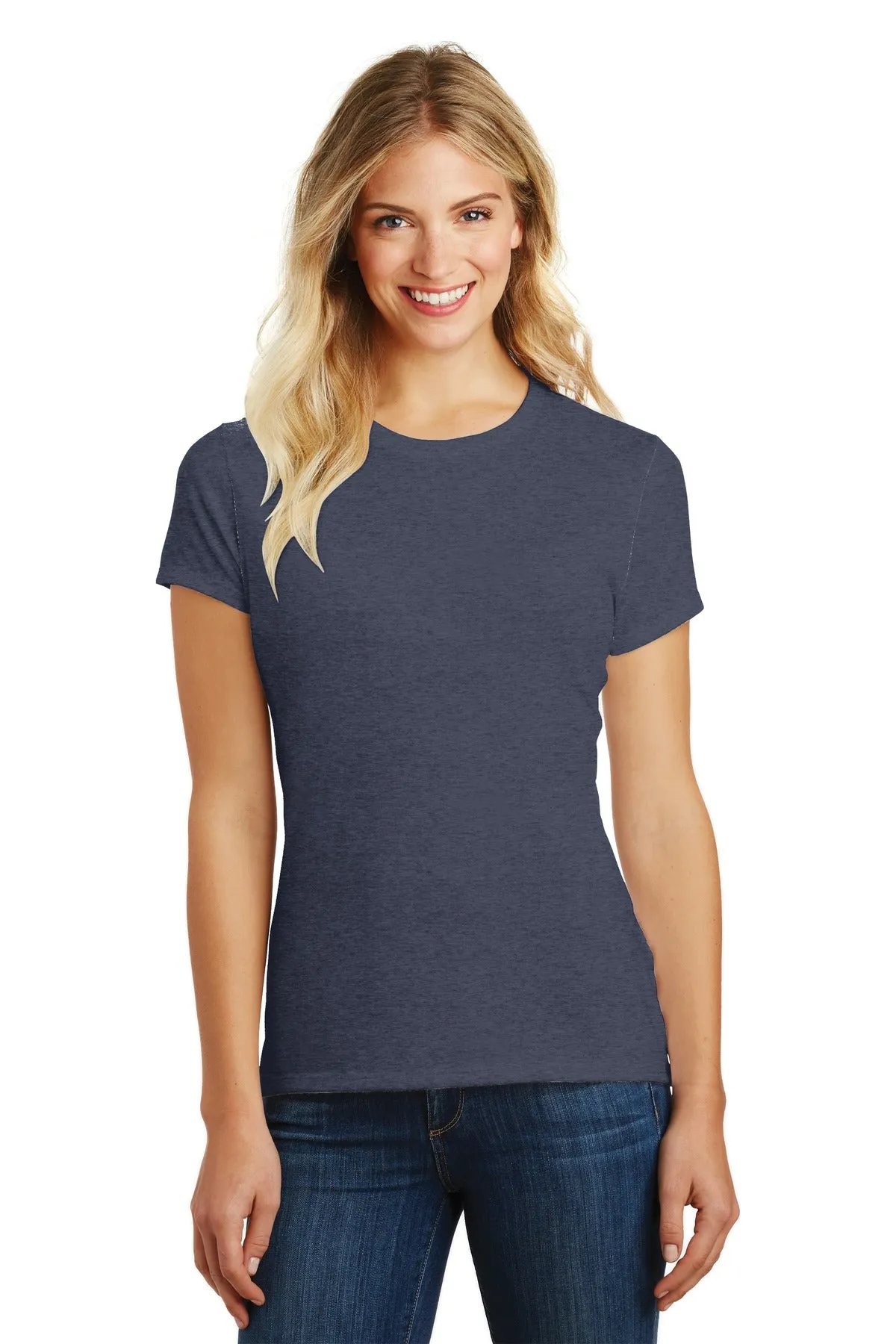 District Women's Perfect Blend CVC Tee. DM108L