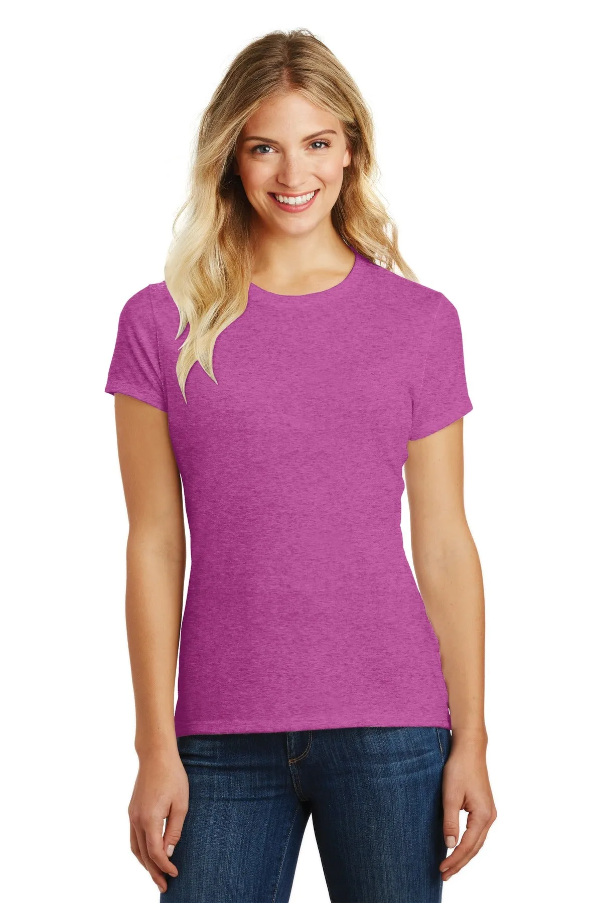 District Women's Perfect Blend CVC Tee. DM108L