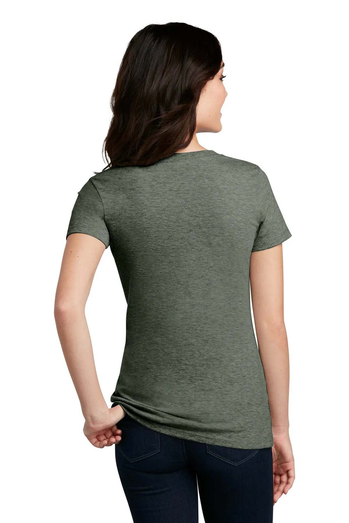 District Women's Perfect Blend CVC Tee. DM108L