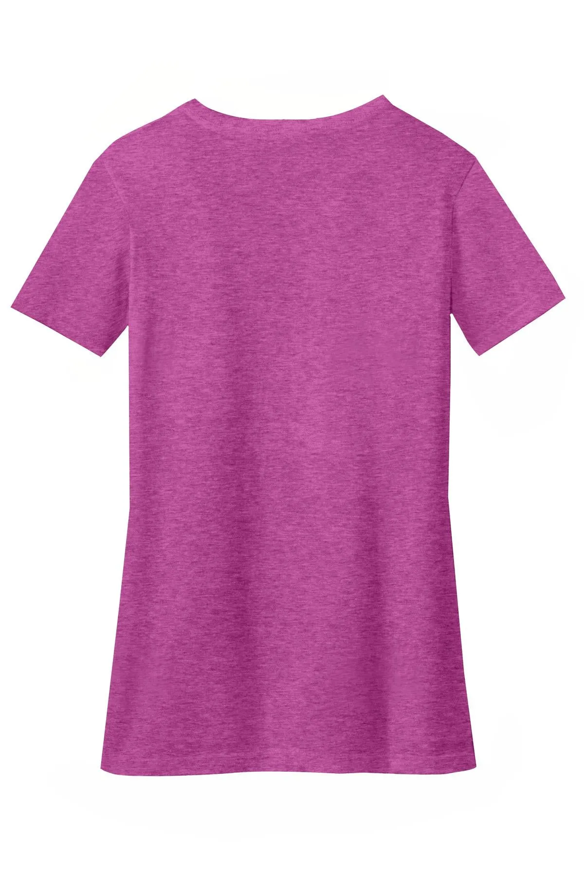 District Women's Perfect Blend CVC V-Neck Tee. DM1190L