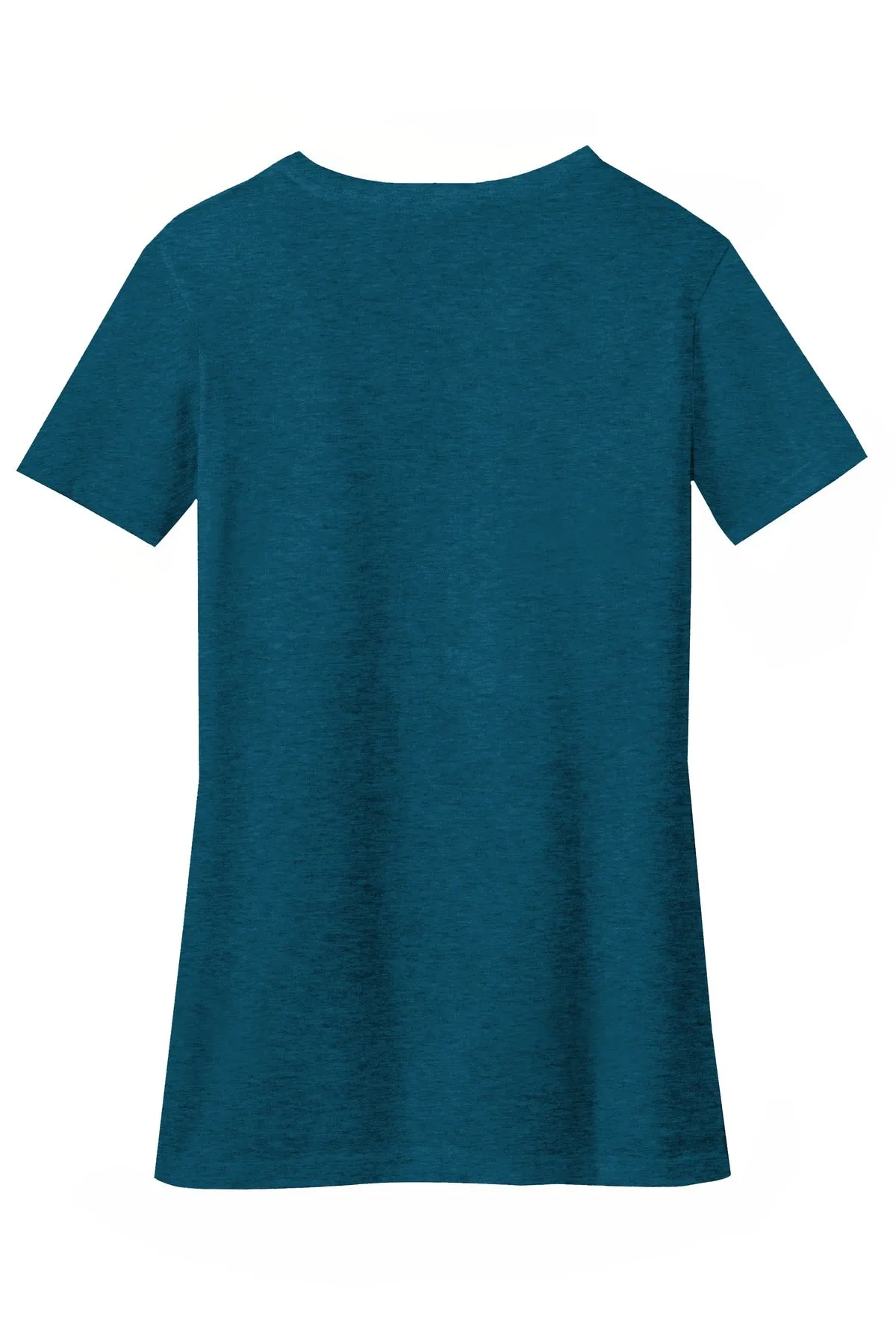 District Women's Perfect Blend CVC V-Neck Tee. DM1190L