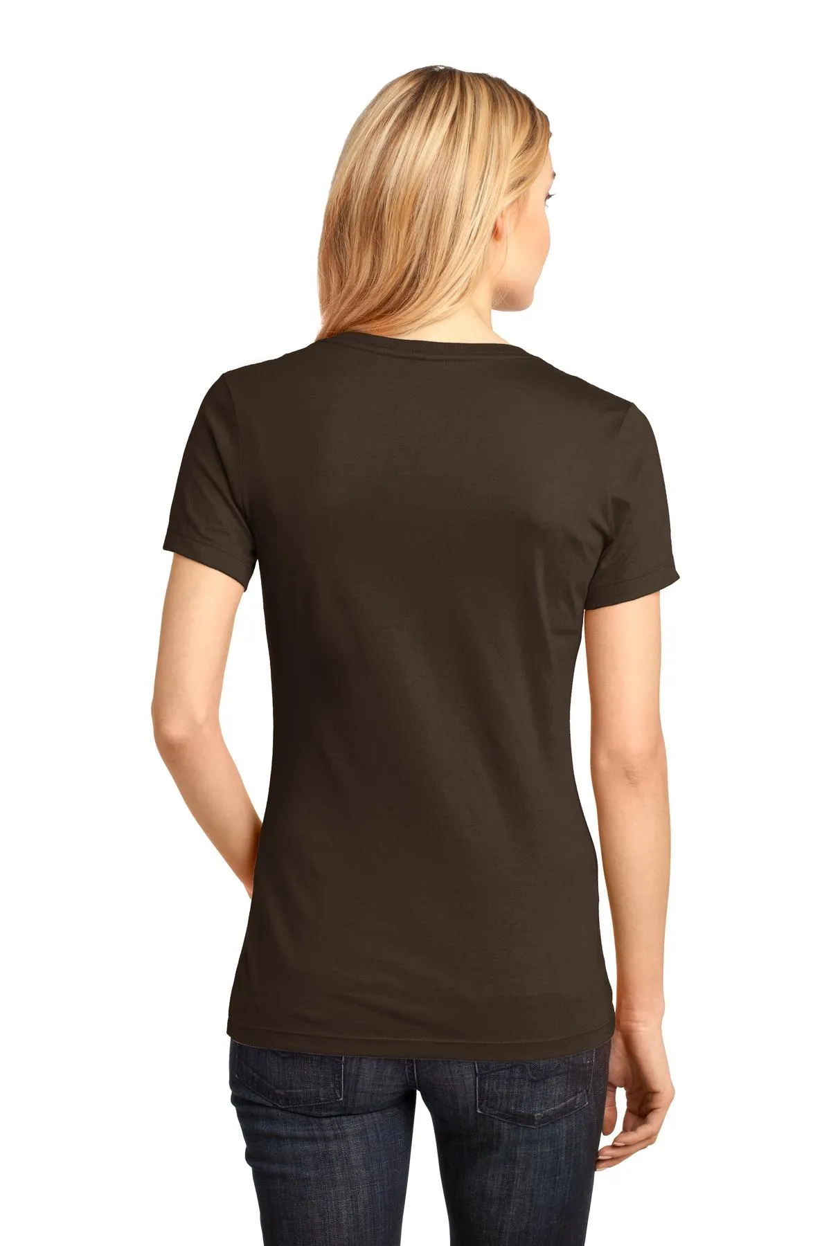 District - Women's Perfect Weight V-Neck Tee. DM1170L