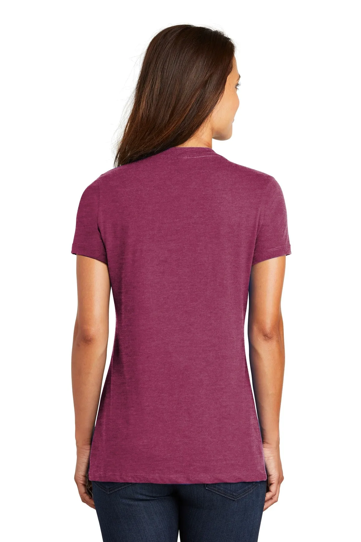 District - Women's Perfect Weight V-Neck Tee. DM1170L