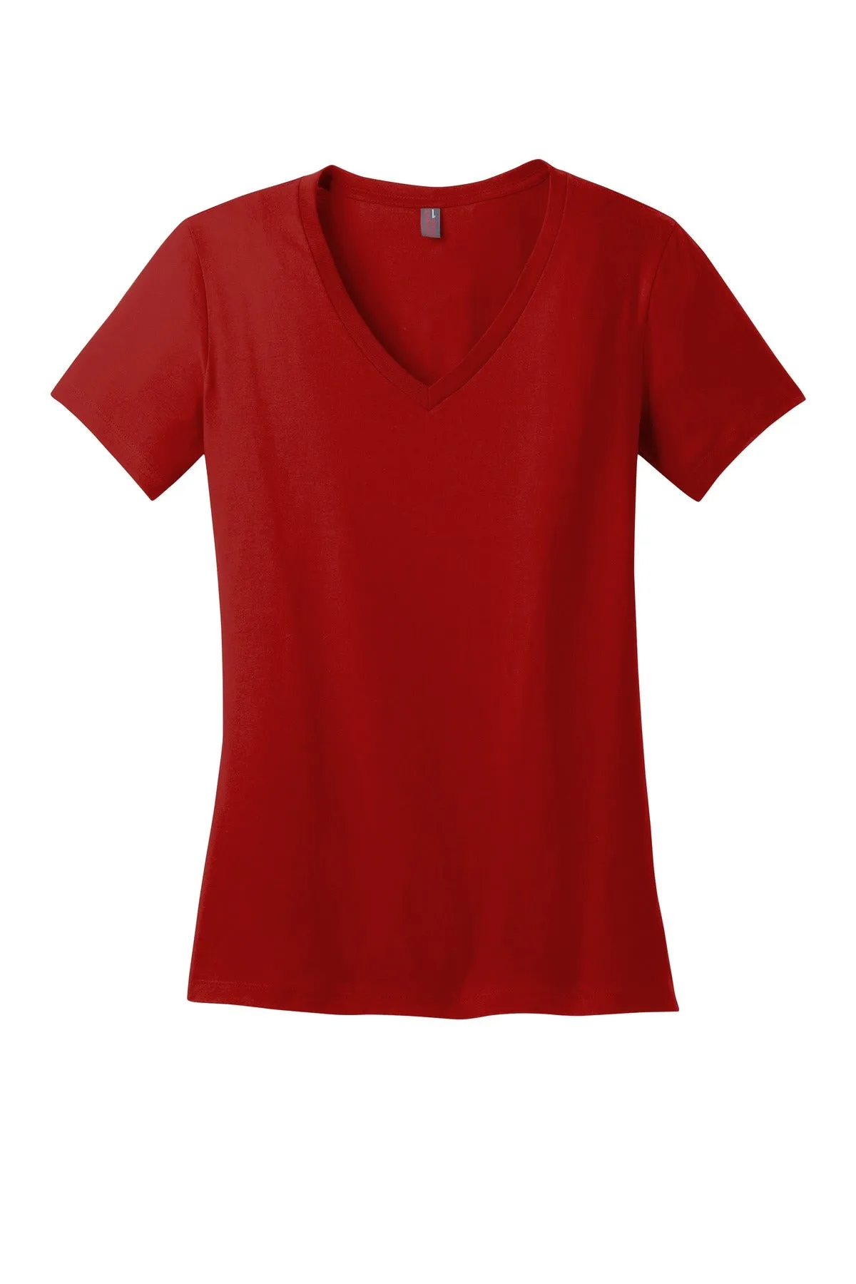 District - Women's Perfect Weight V-Neck Tee. DM1170L