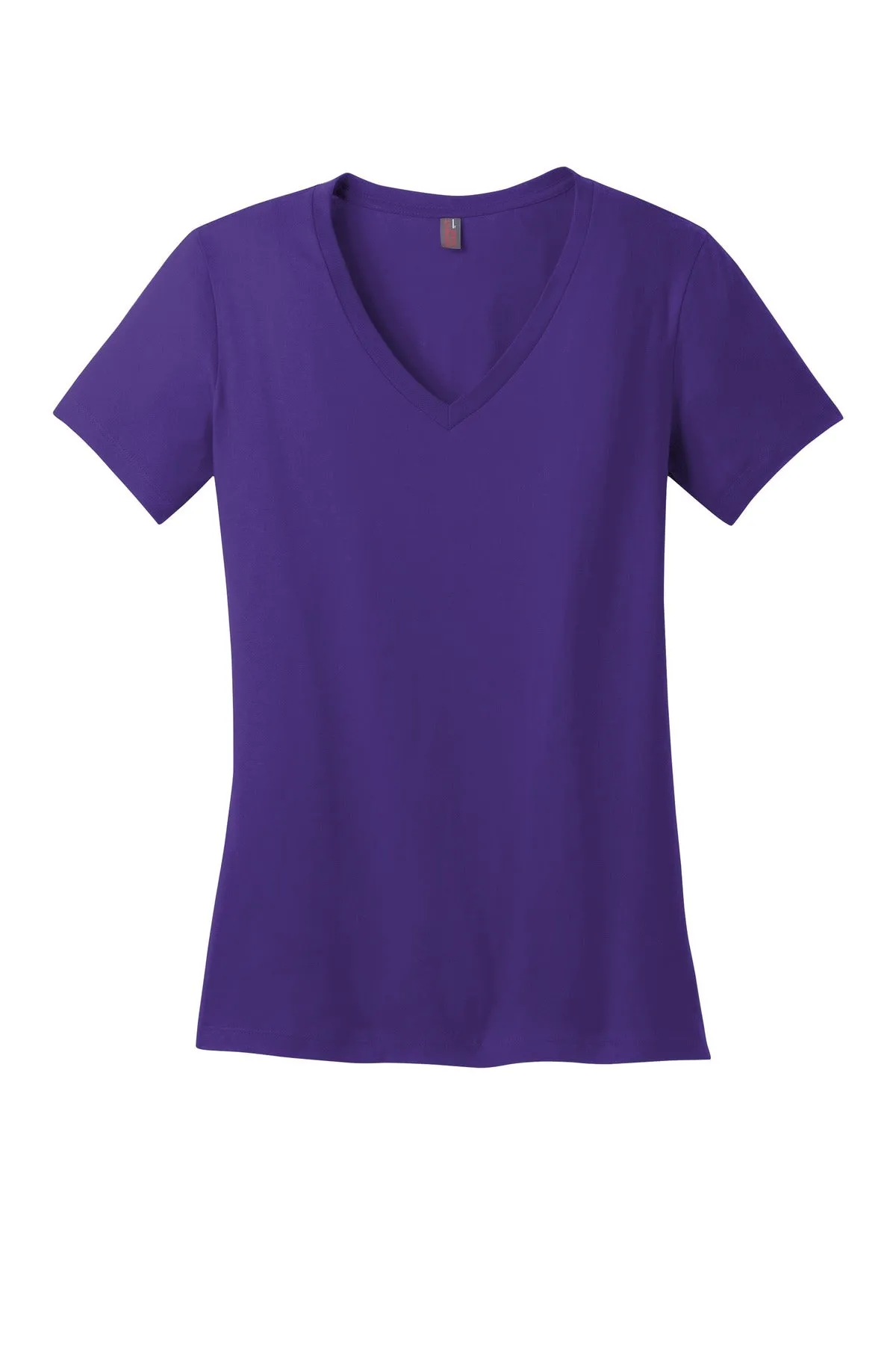 District - Women's Perfect Weight V-Neck Tee. DM1170L