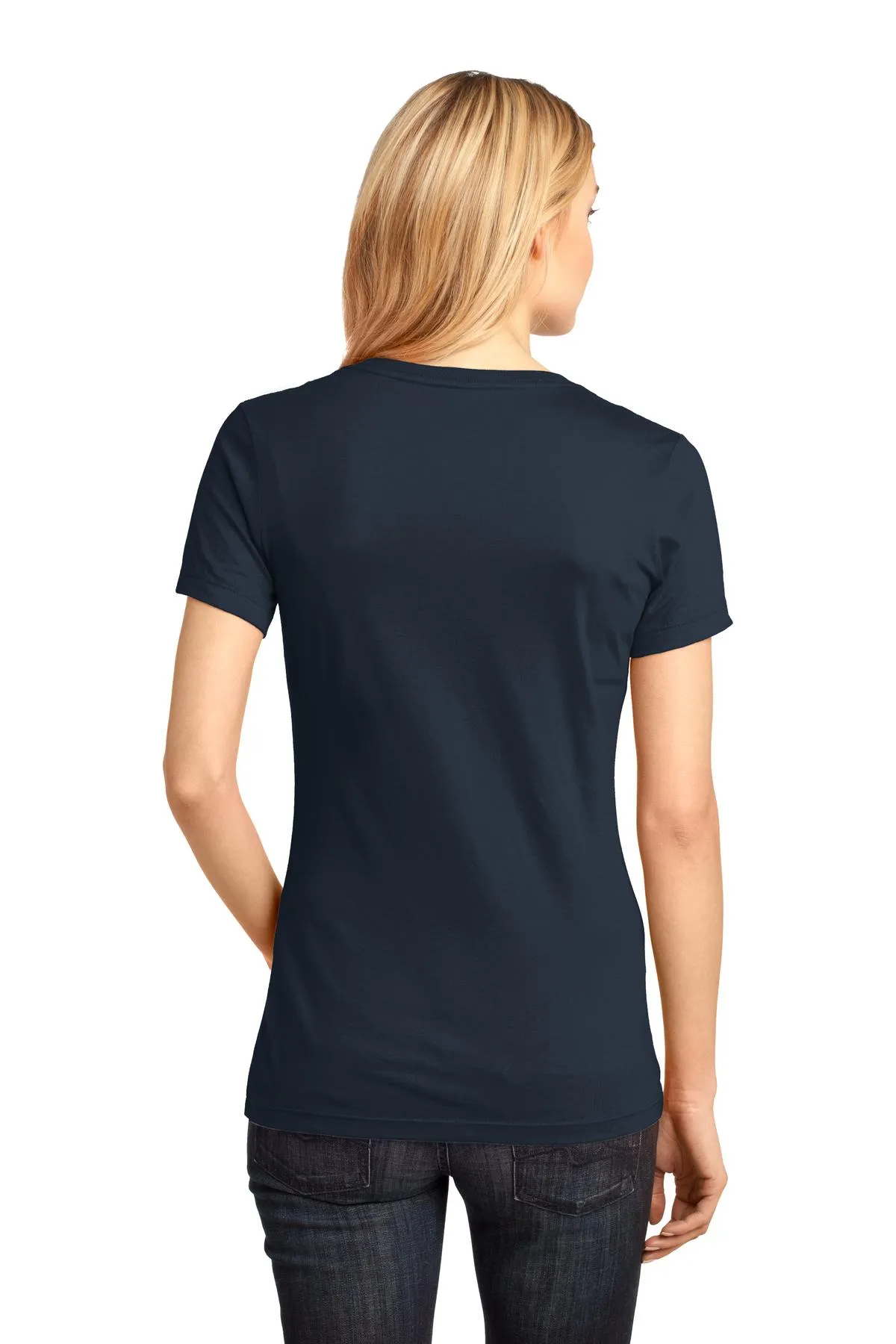 District - Women's Perfect Weight V-Neck Tee. DM1170L