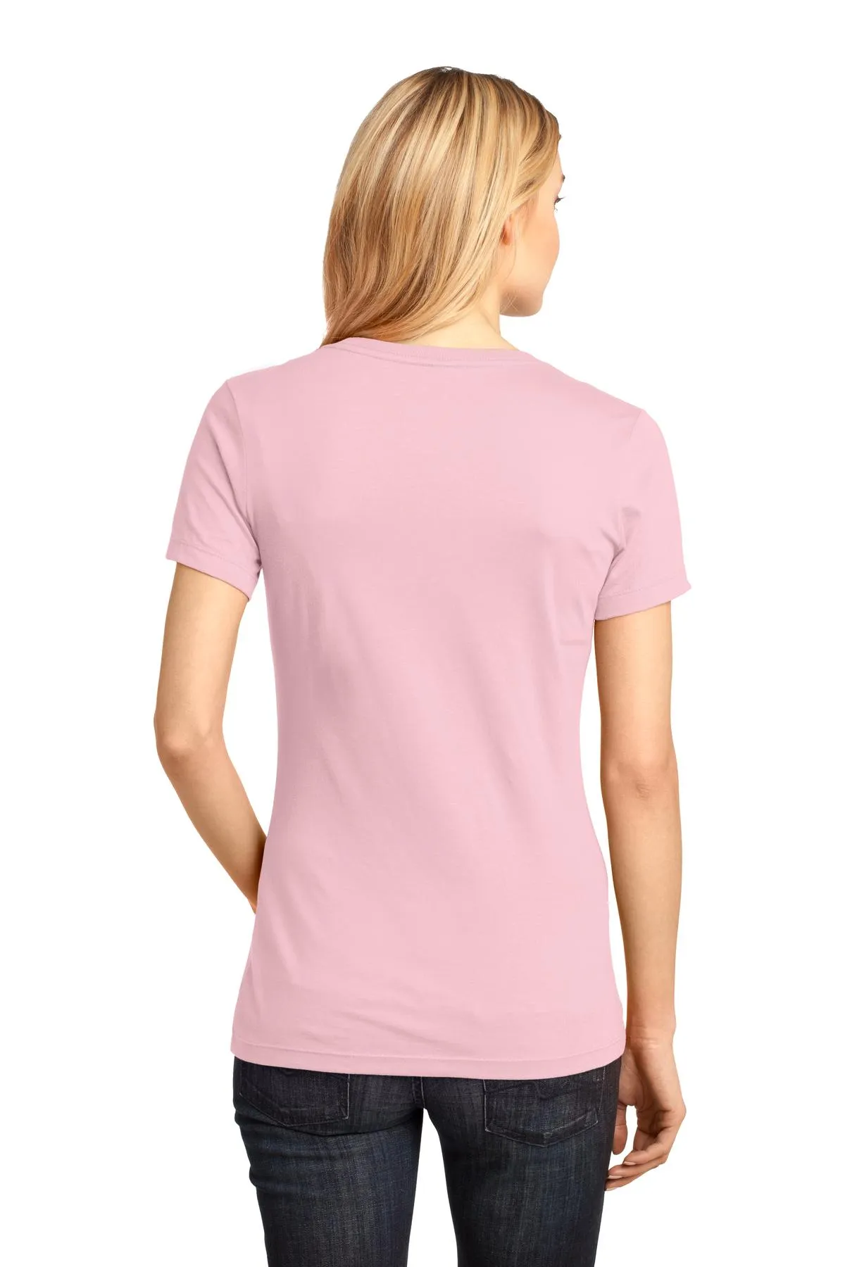 District - Women's Perfect Weight V-Neck Tee. DM1170L