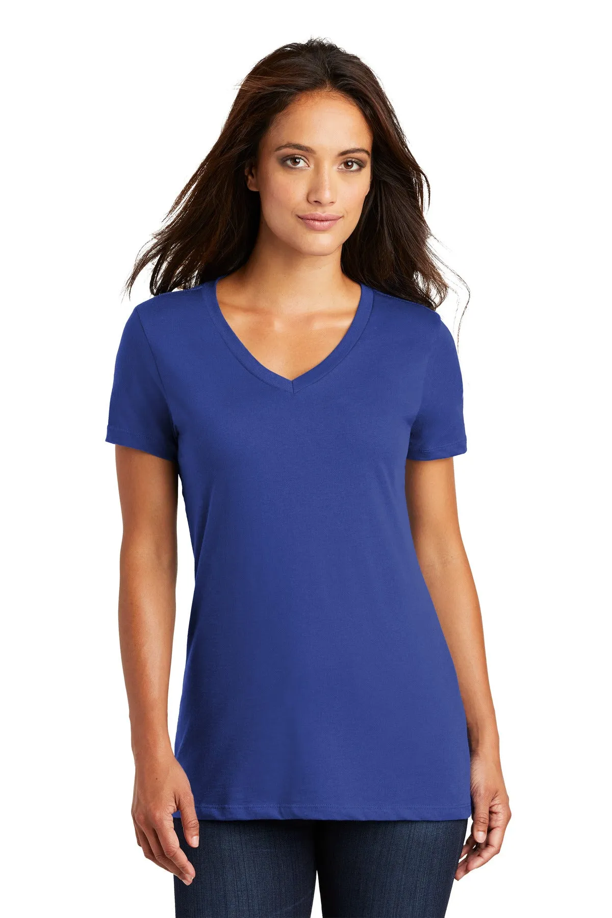 District - Women's Perfect Weight V-Neck Tee. DM1170L