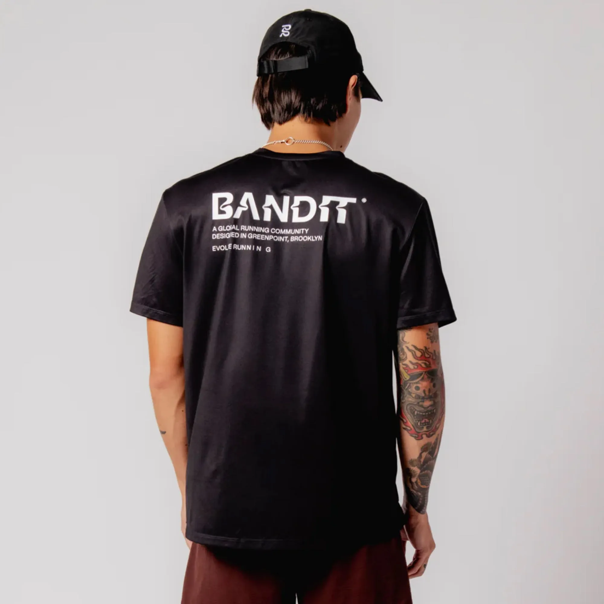 Drift™ Graphic Performance Tee "Warped Bandit"- Black