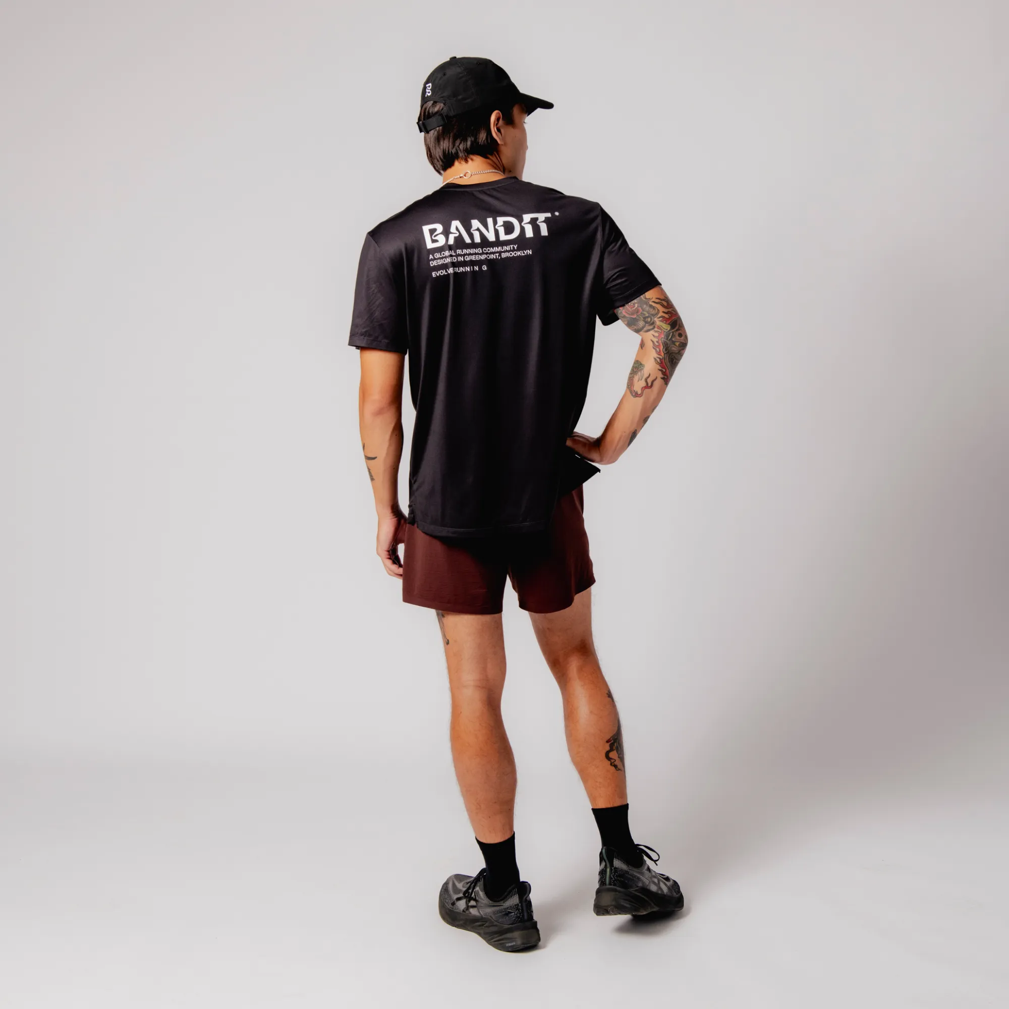 Drift™ Graphic Performance Tee "Warped Bandit"- Black