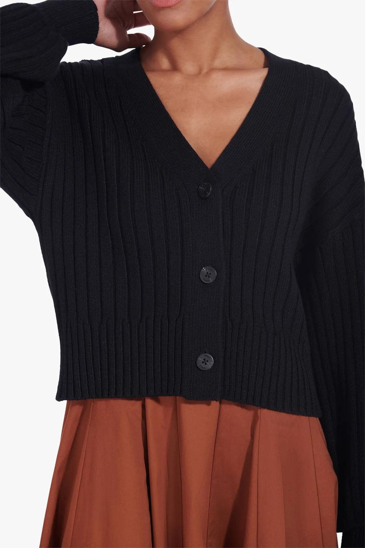 ELOISE CARDIGAN | BLACK