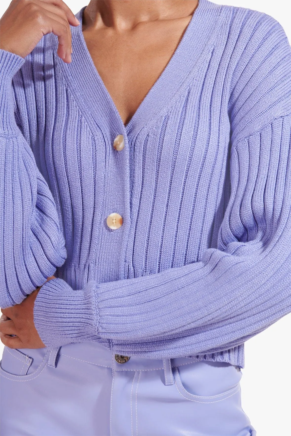 ELOISE CARDIGAN | PERIWINKLE