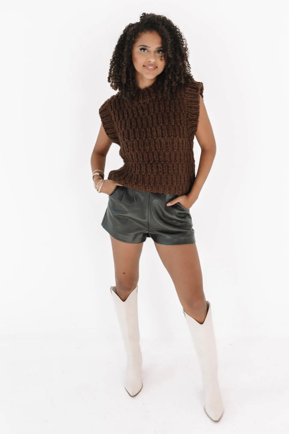 Everything Espresso Sweater - Brown