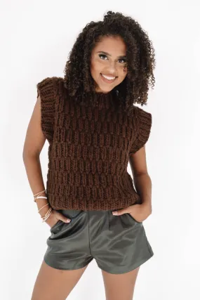 Everything Espresso Sweater - Brown