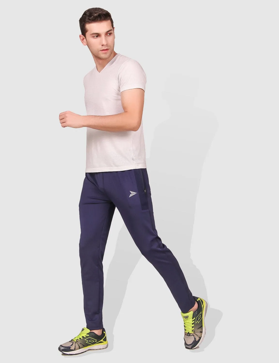 Fitinc Regular fit Navy Blue Activewear Trackpant