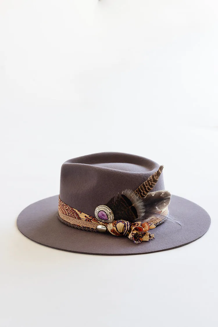 Flea Style Lenny Dusty Purple Short Brim Custom Hat