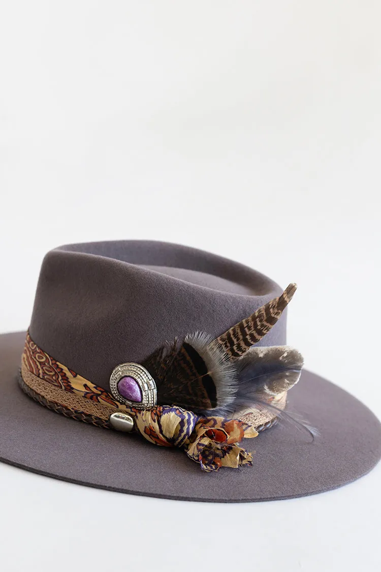 Flea Style Lenny Dusty Purple Short Brim Custom Hat