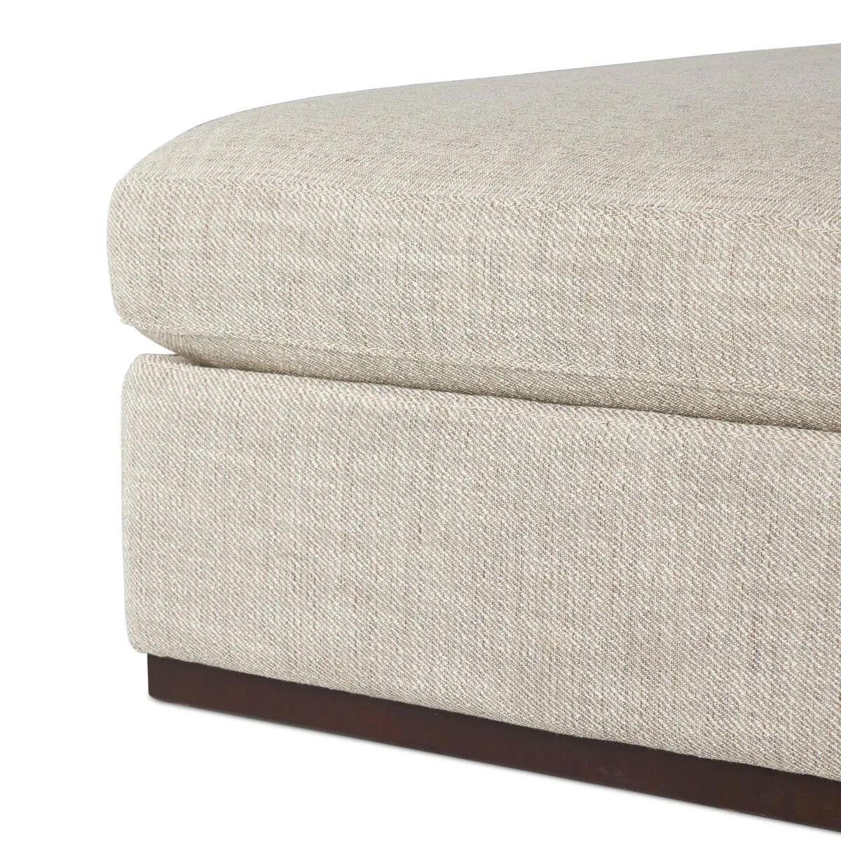 Four Hands Colt Sectional Ottoman in Canton Dove