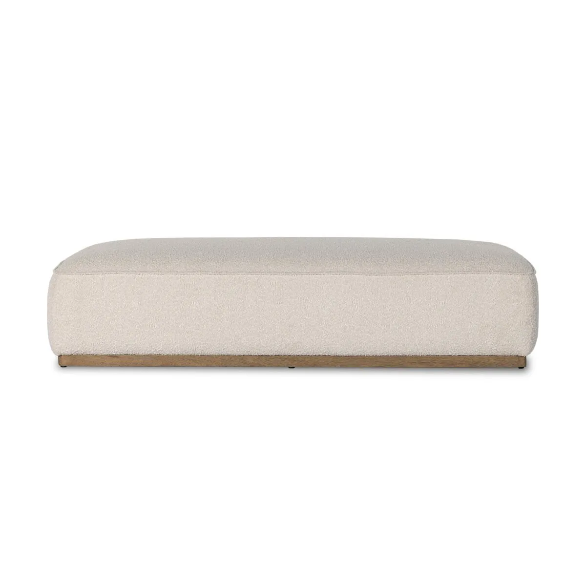 Four Hands Sinclair Cocktail Ottoman in Knoll Natural