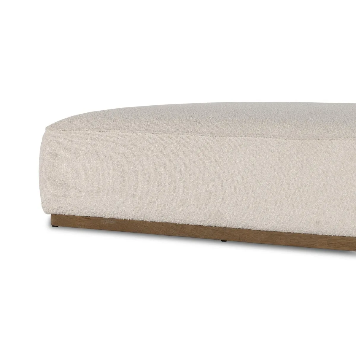 Four Hands Sinclair Cocktail Ottoman in Knoll Natural