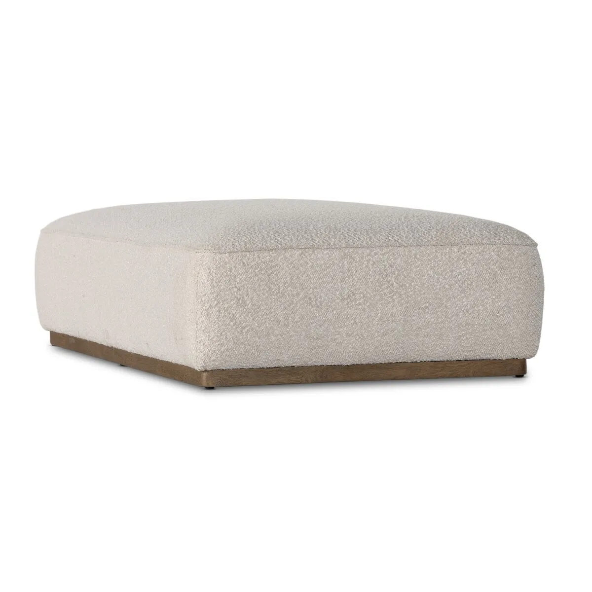 Four Hands Sinclair Cocktail Ottoman in Knoll Natural