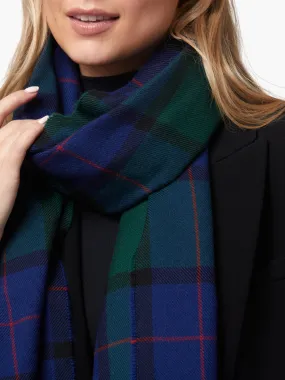 Foxford Classic Tartan Extra Fine Merino Scarf