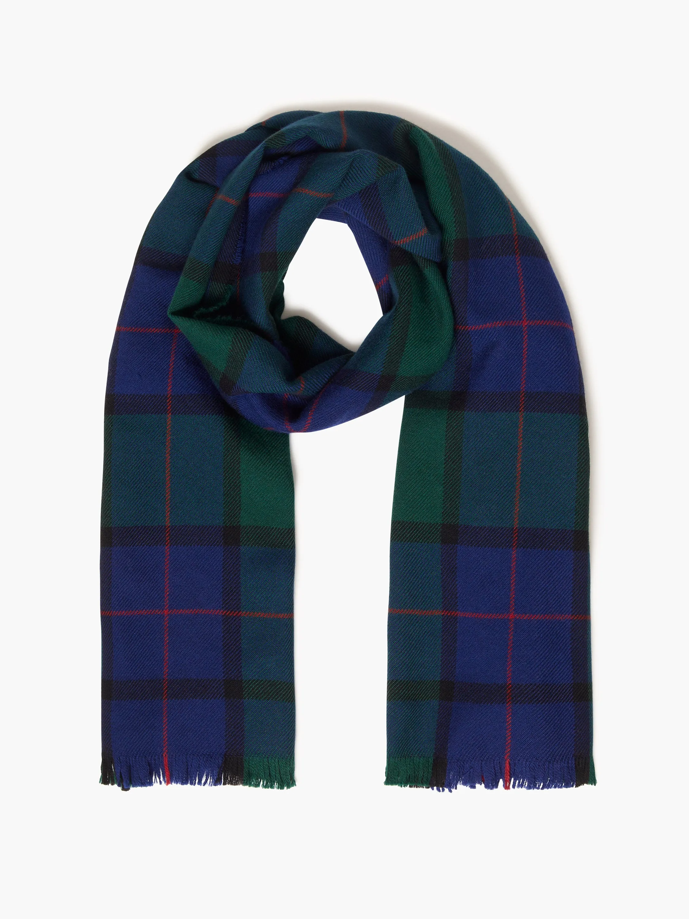 Foxford Classic Tartan Extra Fine Merino Scarf