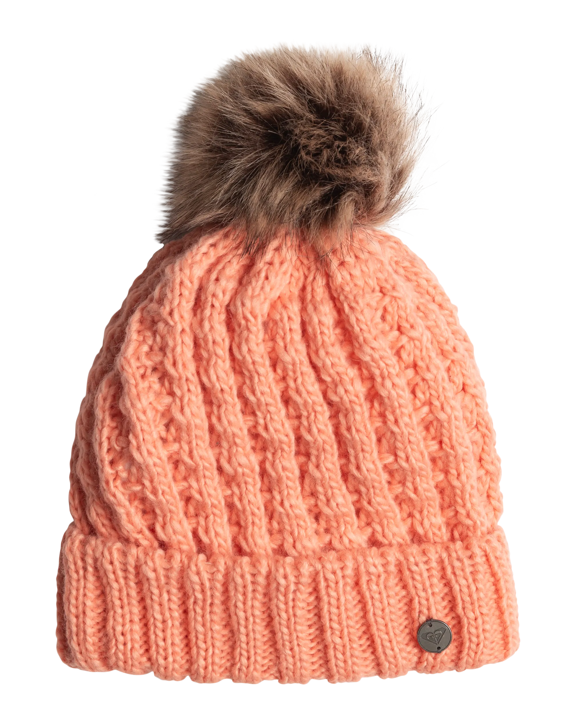 Girls Blizzard Cuff Beanie - Peach Pink