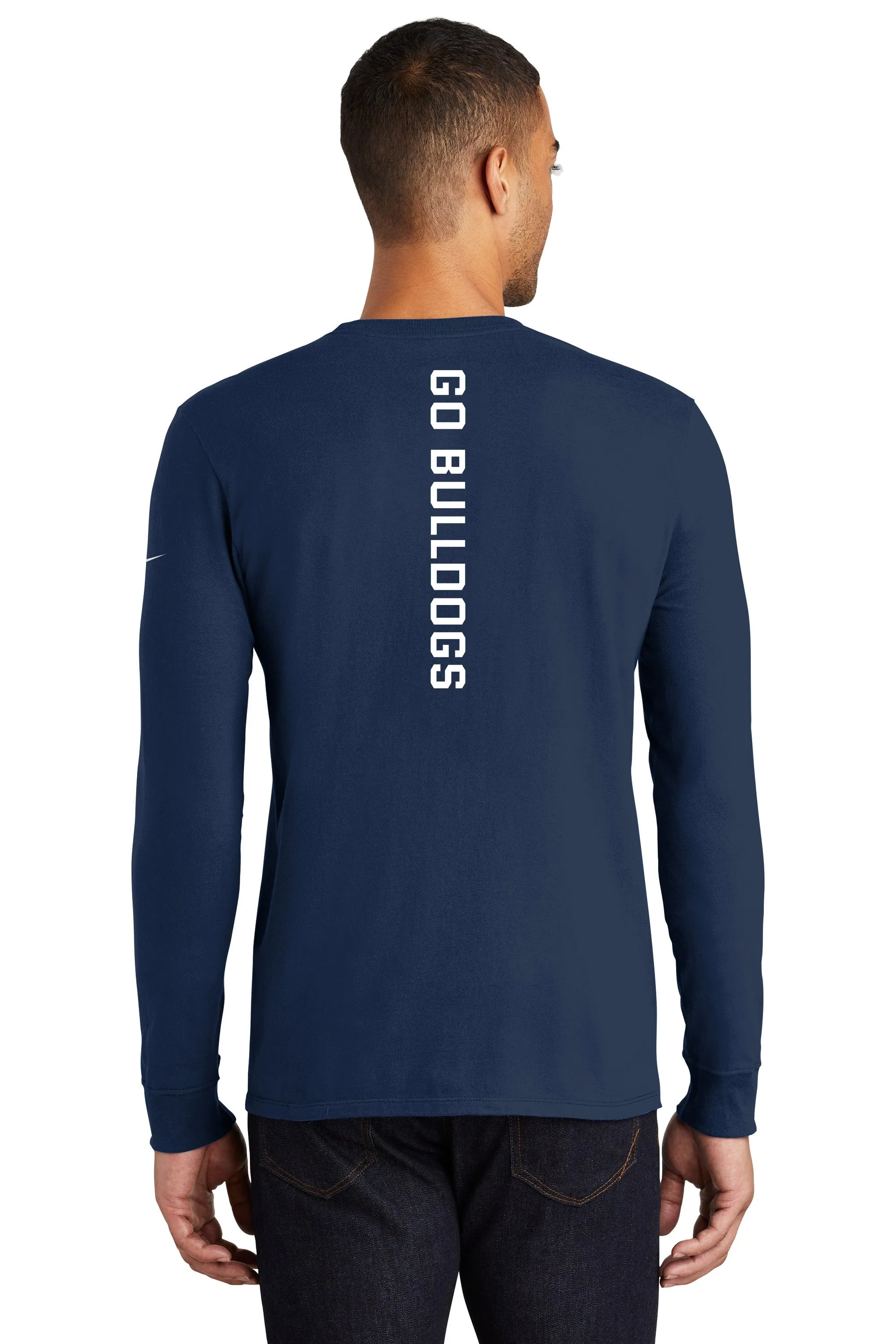 Go Bulldogs,The Citadel ,Nike Core Cotton Long Sleeve Tee