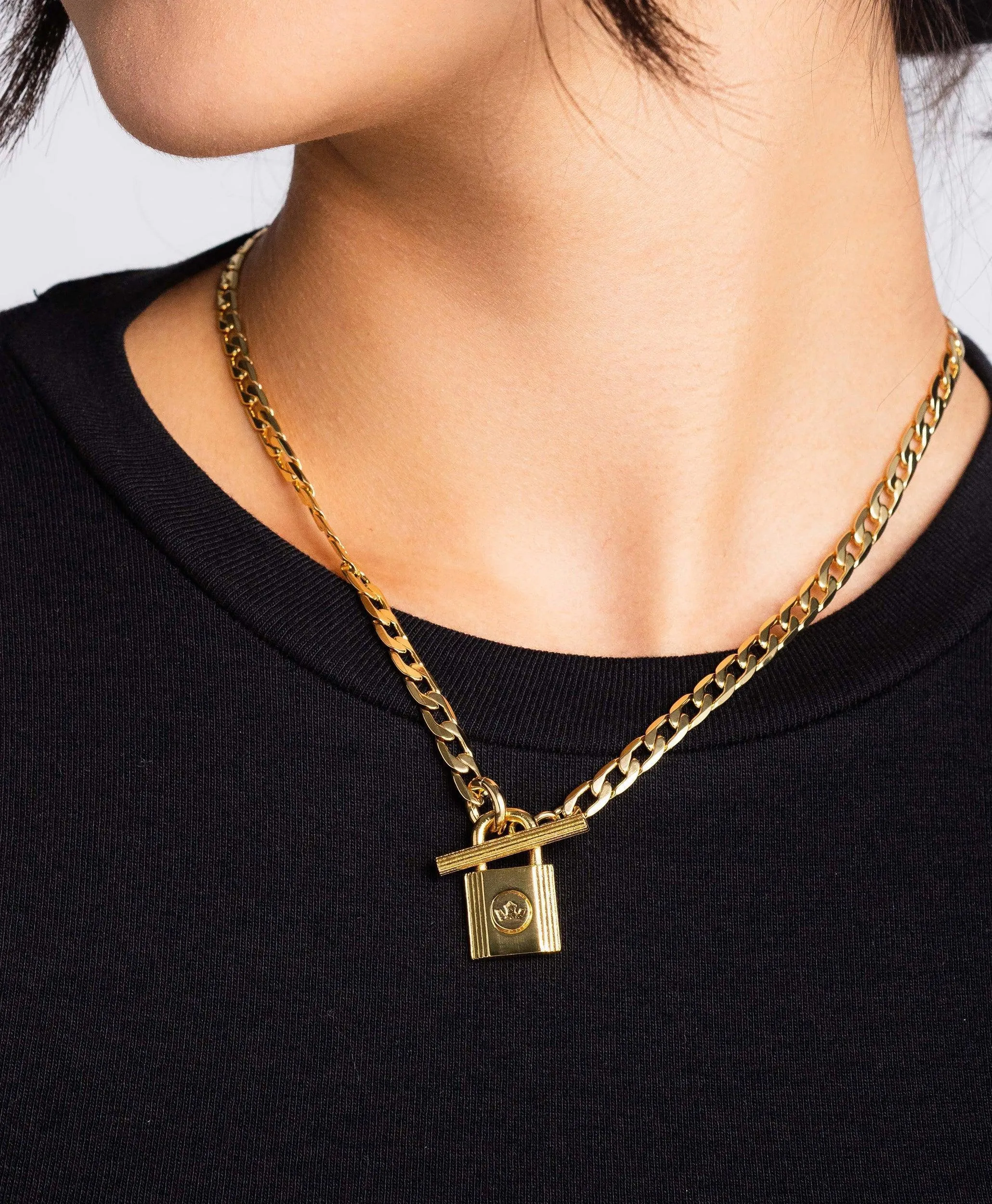 Harpa Necklace 18ct Gold Plated