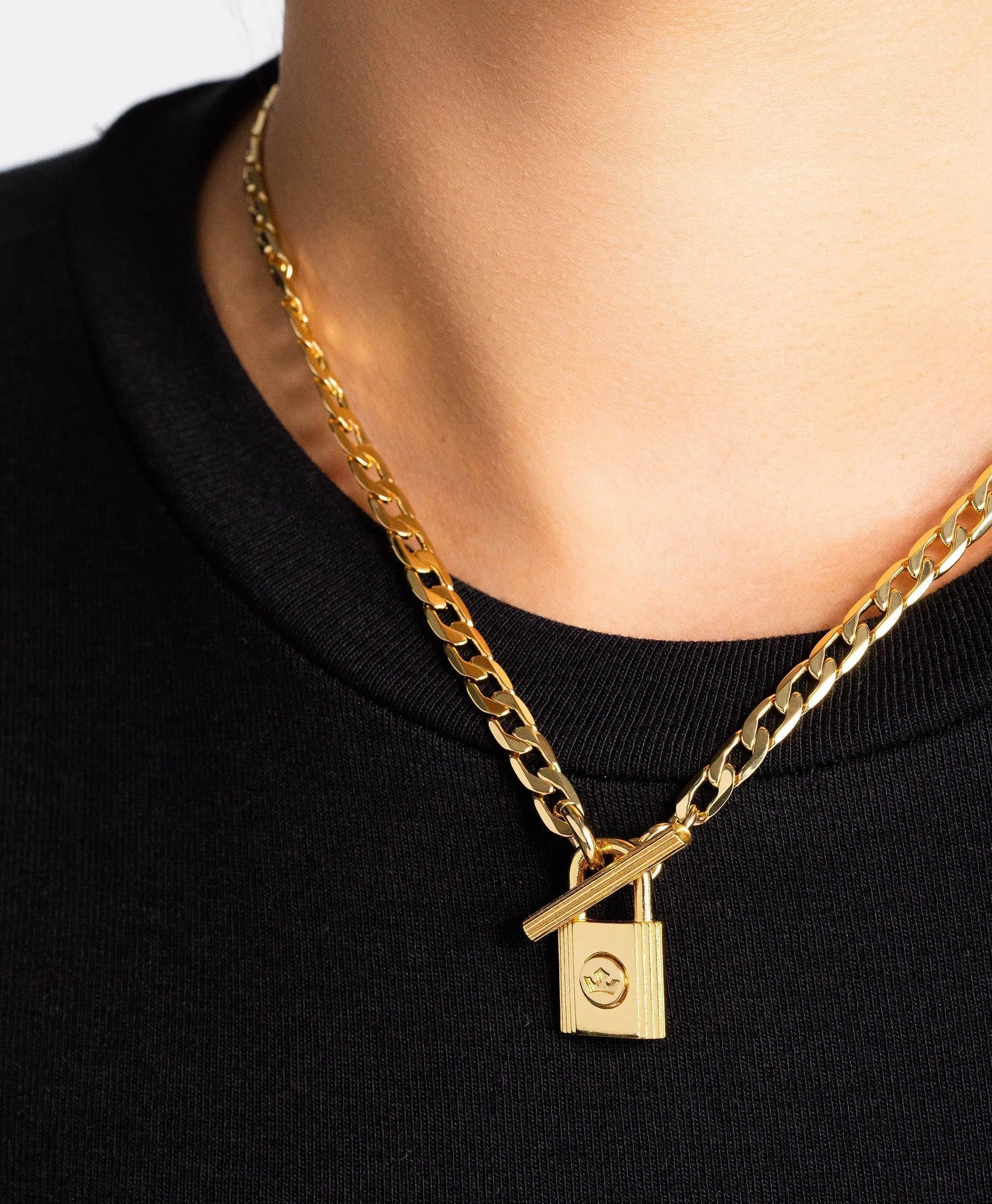 Harpa Necklace 18ct Gold Plated