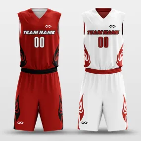 Heat - Customized Reversible Sublimated Basketball Set