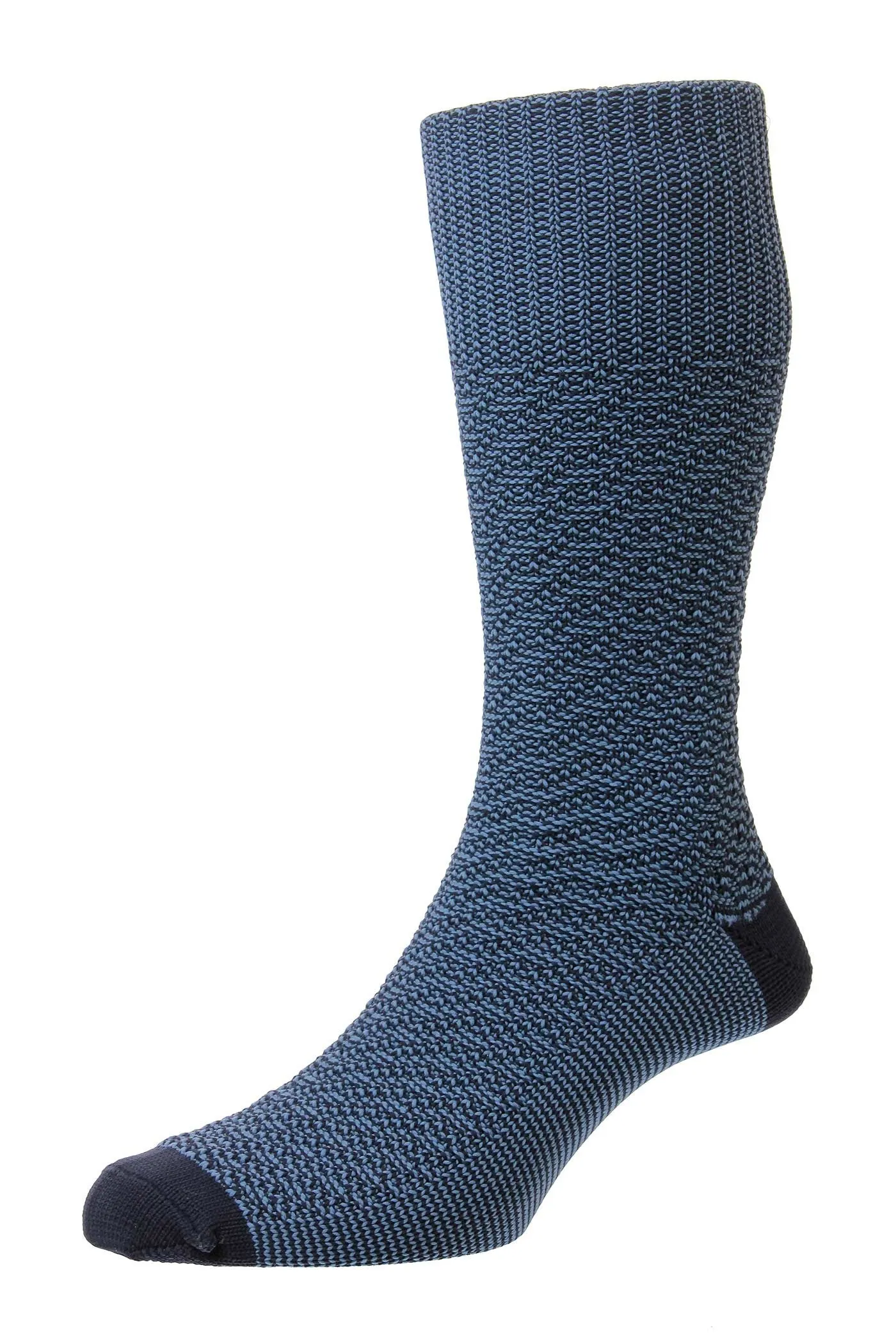 HJHall Indestructible Textured Jacquard Half Hose Socks - HJ5