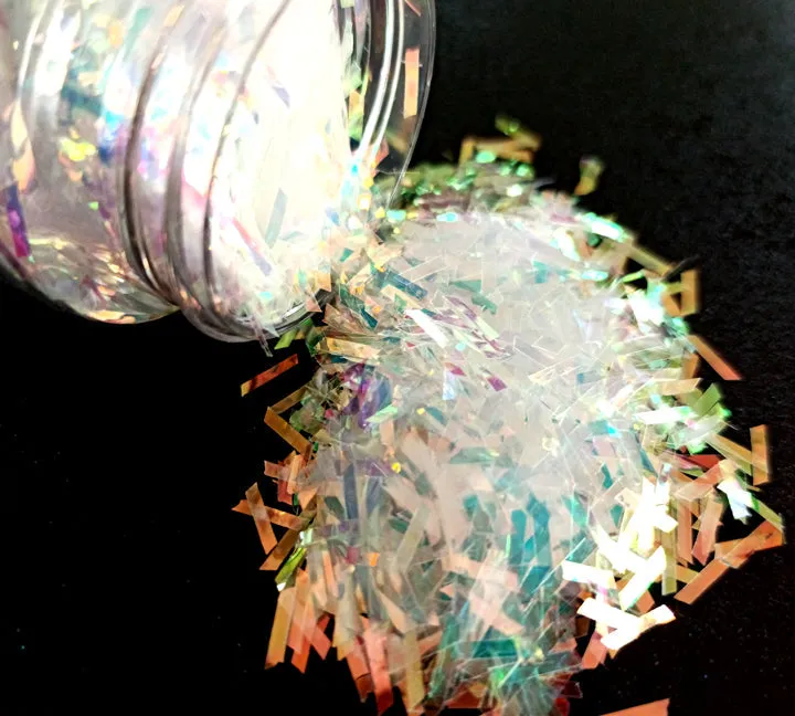 Holo Rainbow Tinsel Chunks Glitter - 20gms