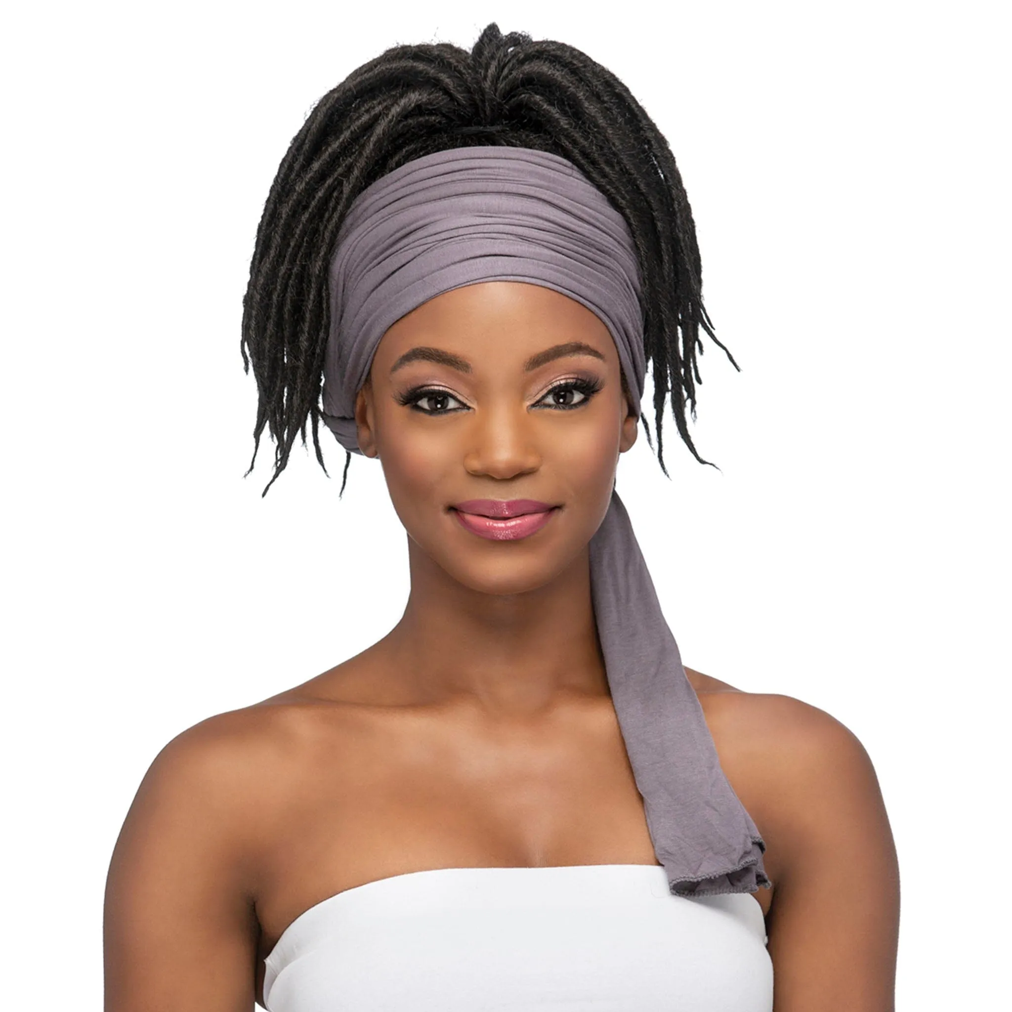 HWR-Rory Wig with Grey Headband by Vivica A. Fox™