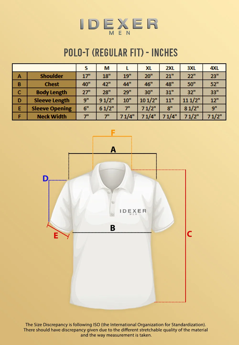 IDEXER MENS POLO T-SHIRT [REGULAR FIT] ID0272