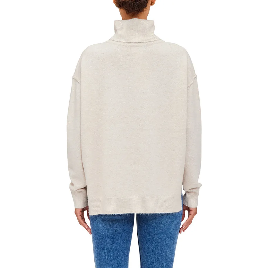 Karen Kane Turtleneck Drop Shoulder Sweater