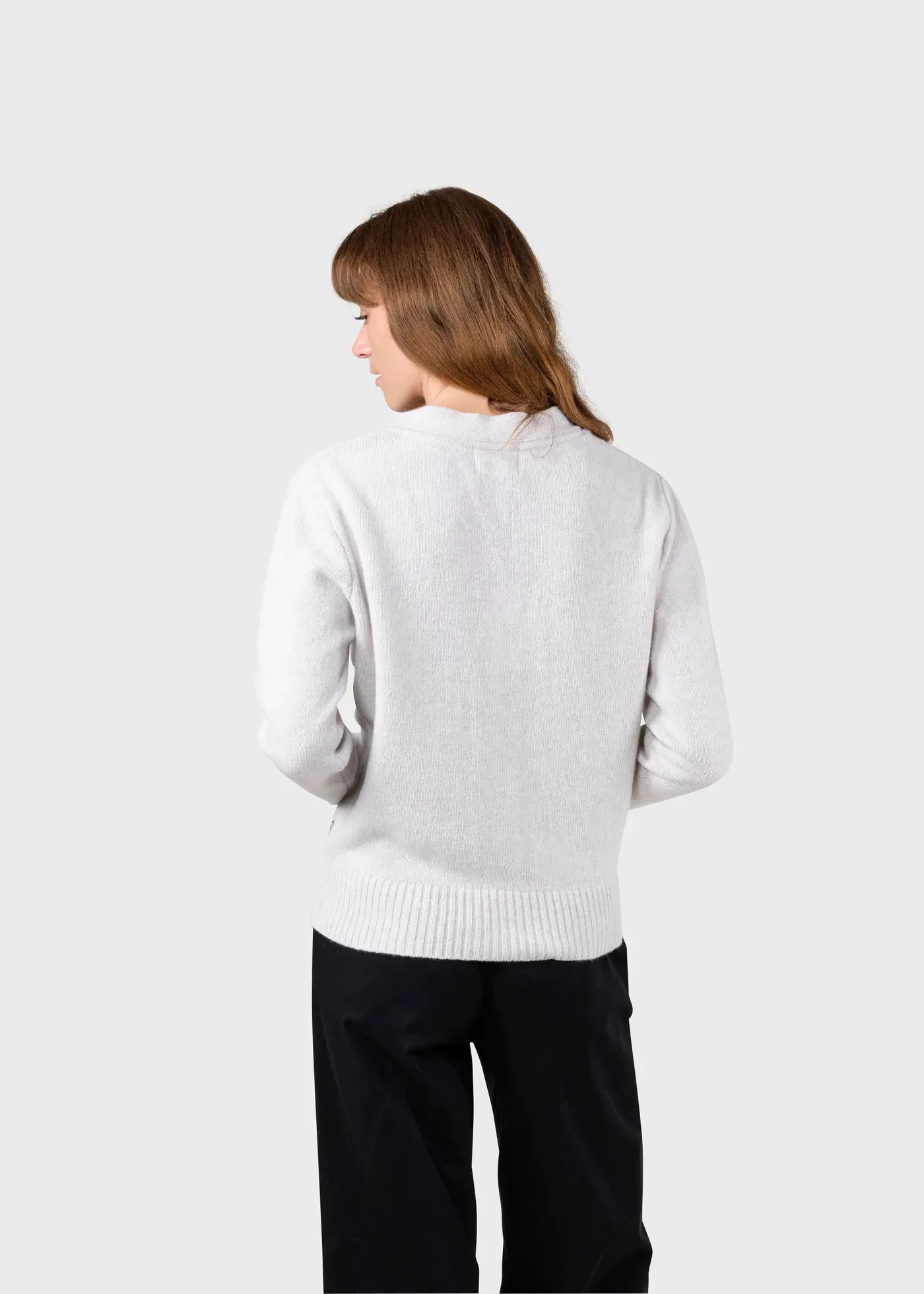 Klitmøller Wilma knit cardigan pastel grey