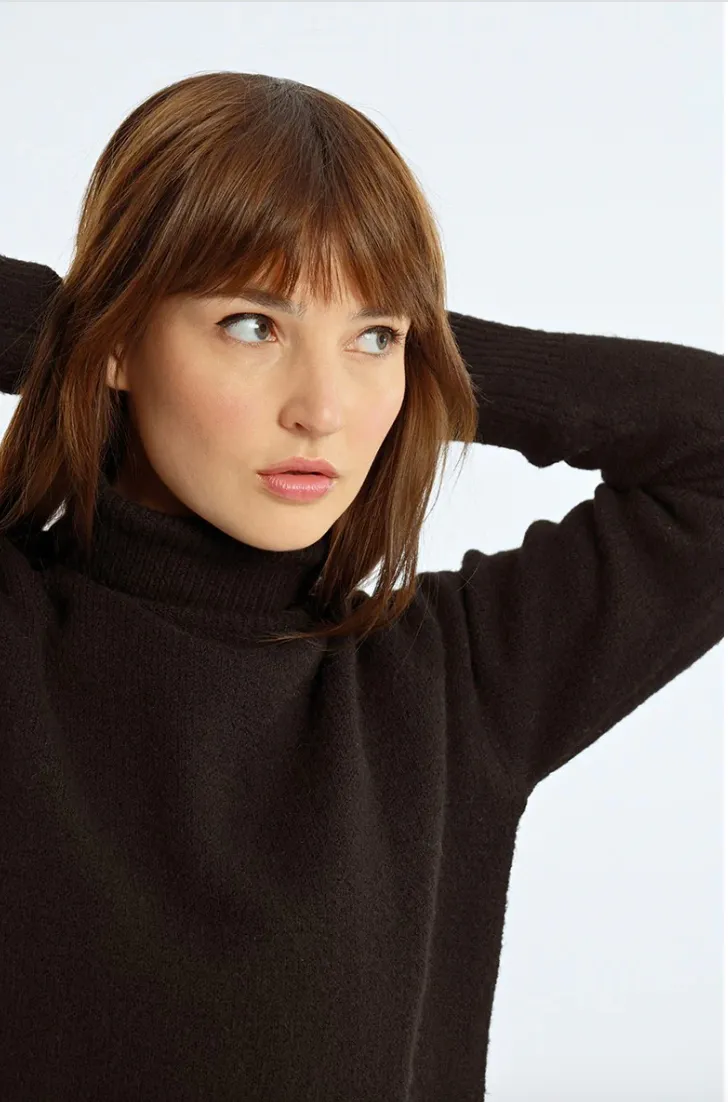 Knit Turtleneck Sweater