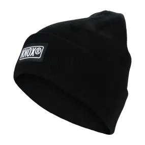 Knox Knit Cuffed Black Beanie