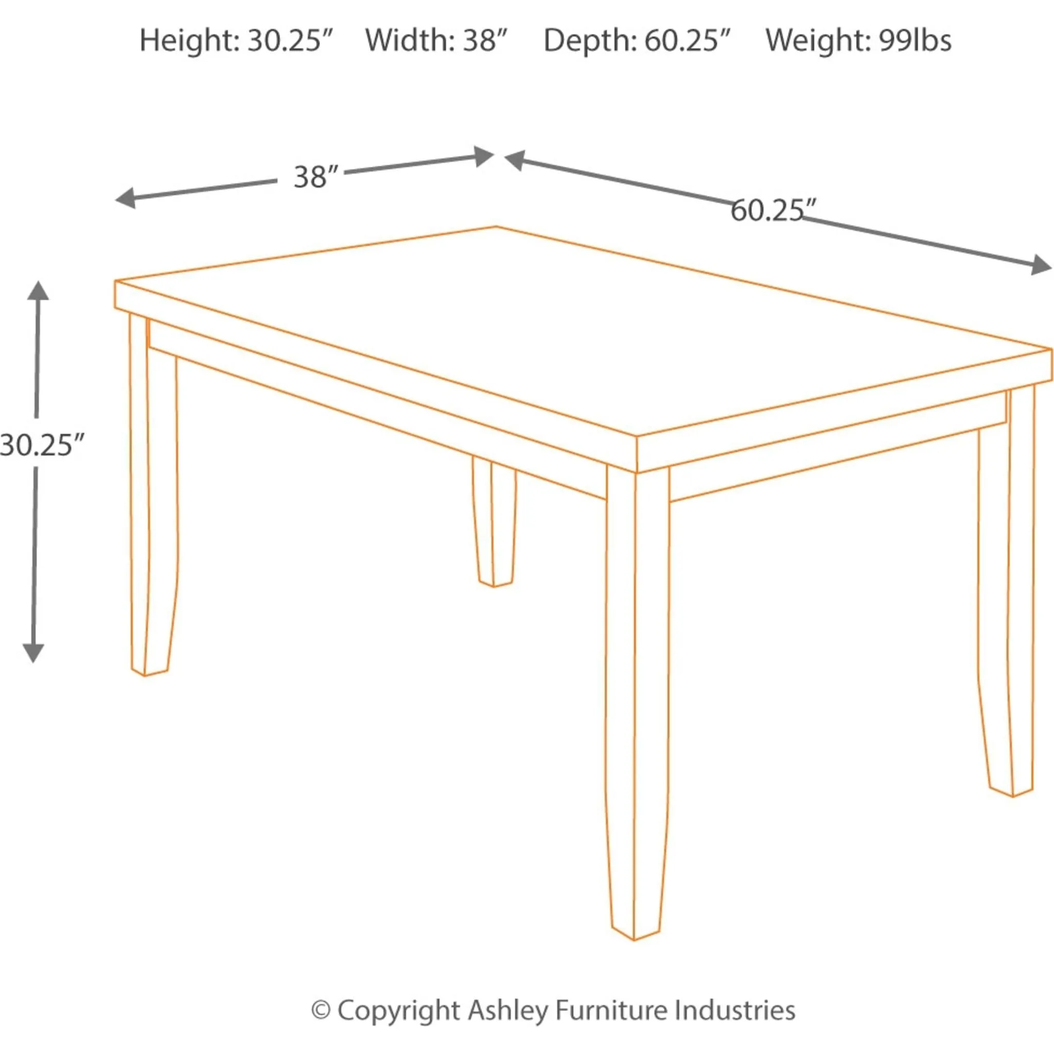 Lacey Table with Bench