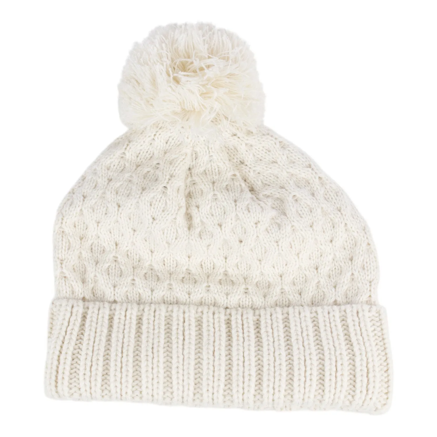 Ladies Active Chunky Knit Ivory