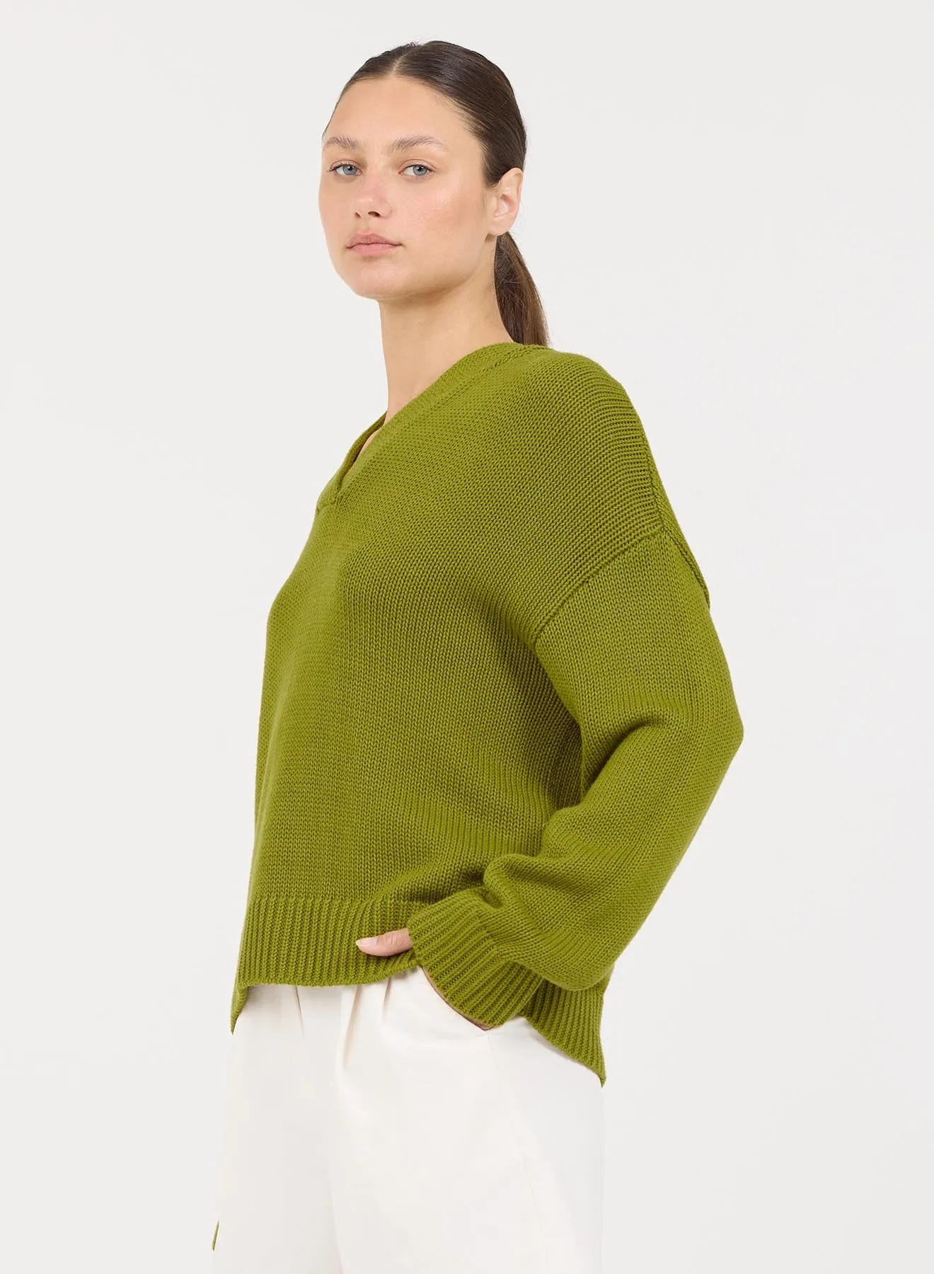 Leni Hoodie - Moss