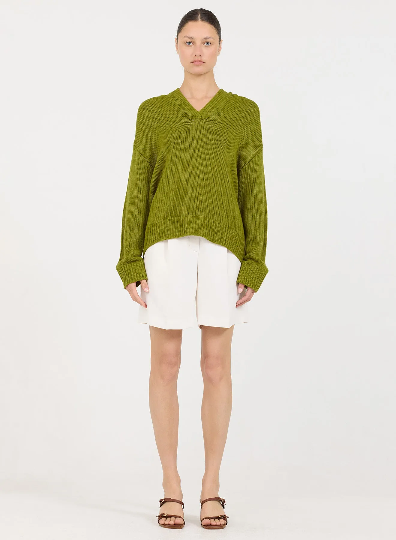 Leni Hoodie - Moss