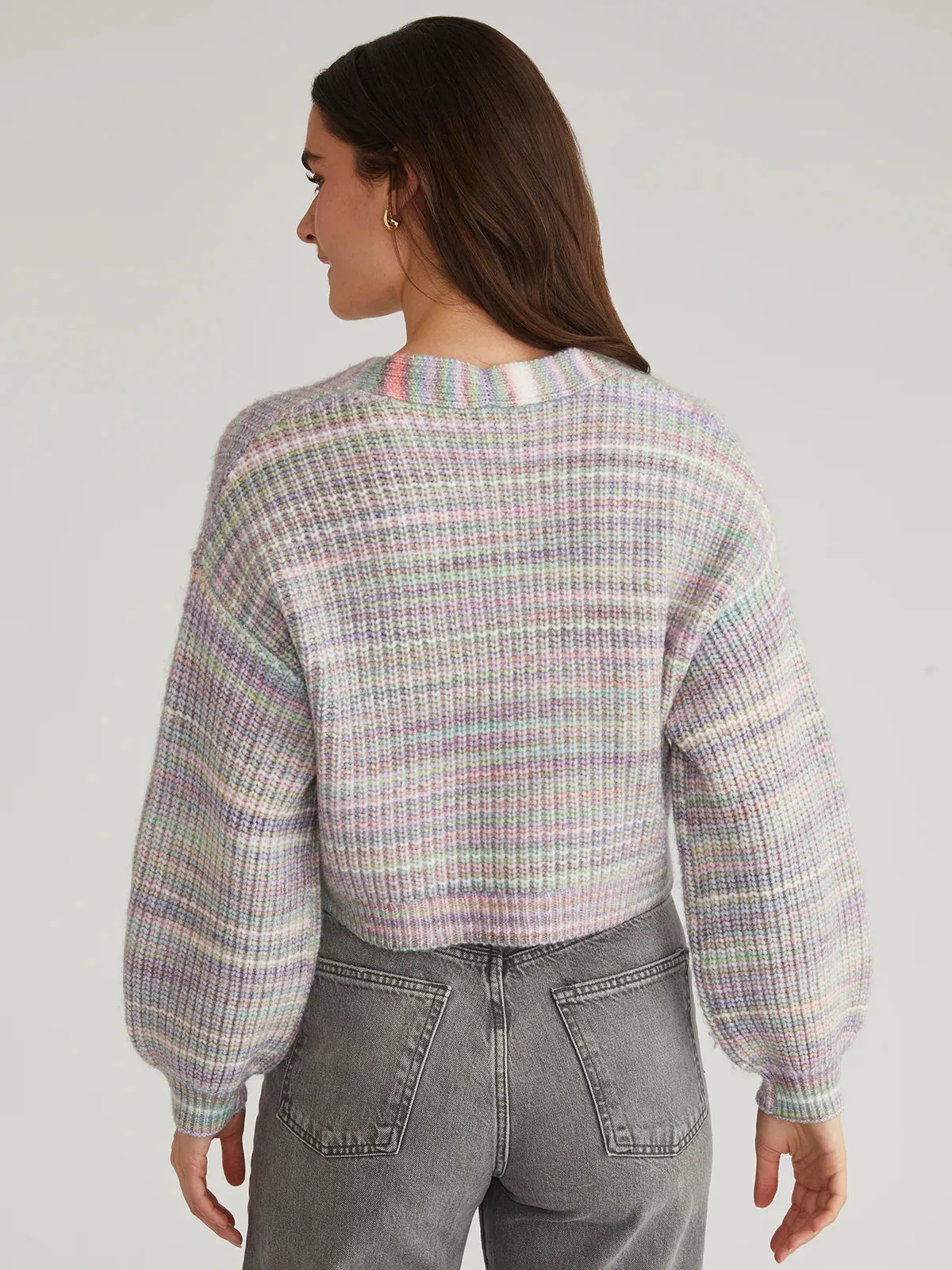 Libby Cardigan - Lavender Multi